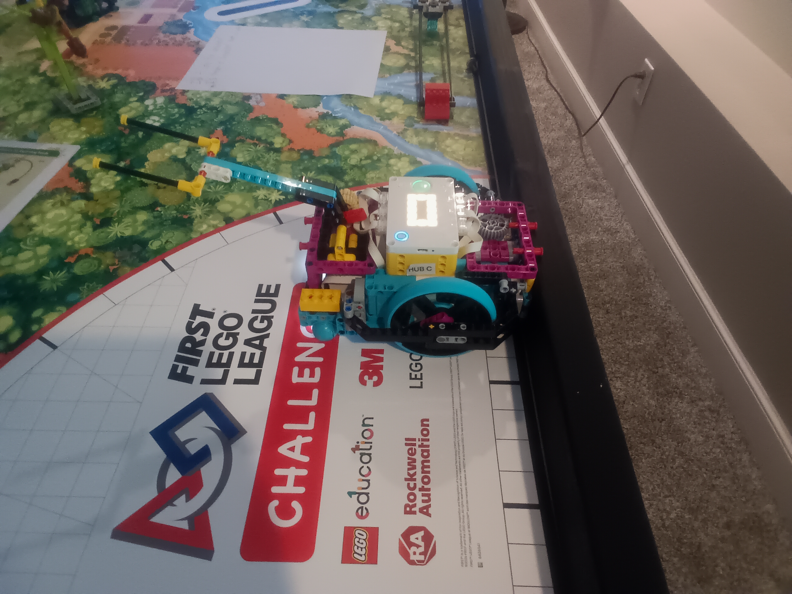 This is the robot we built.