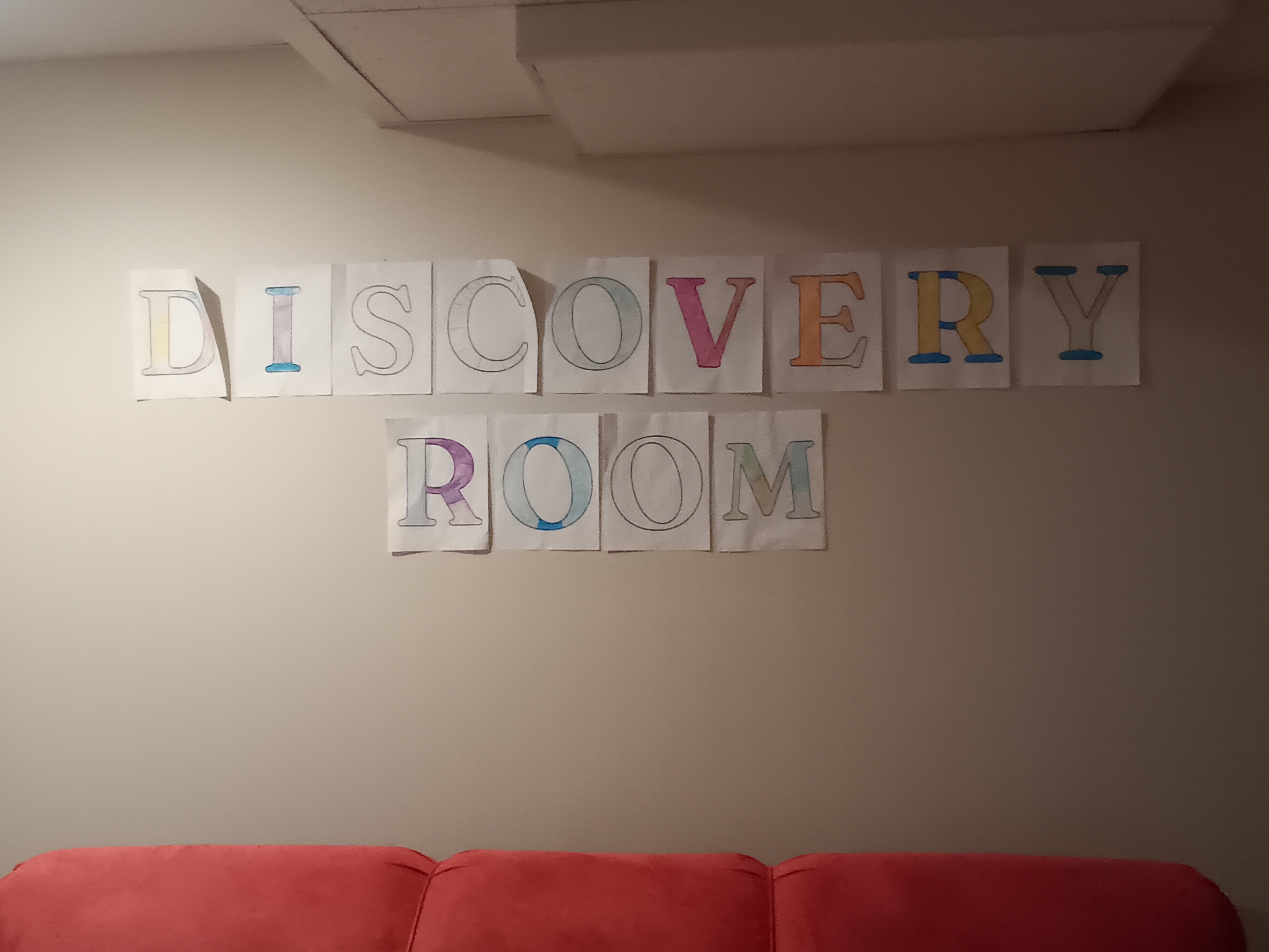 This is what we call the room where we work on this.