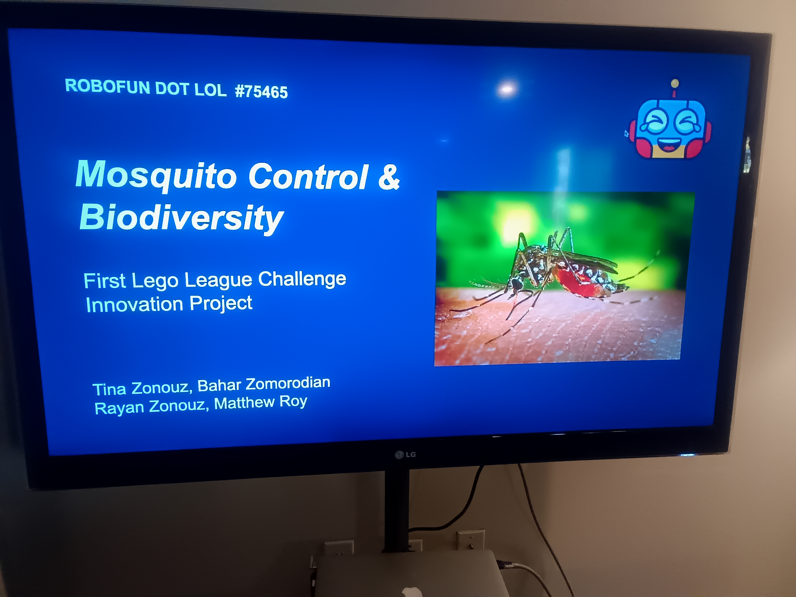 This is the cover for the presentation.